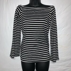 🆓 Striped Wide Neck Top Free w/ Purchase